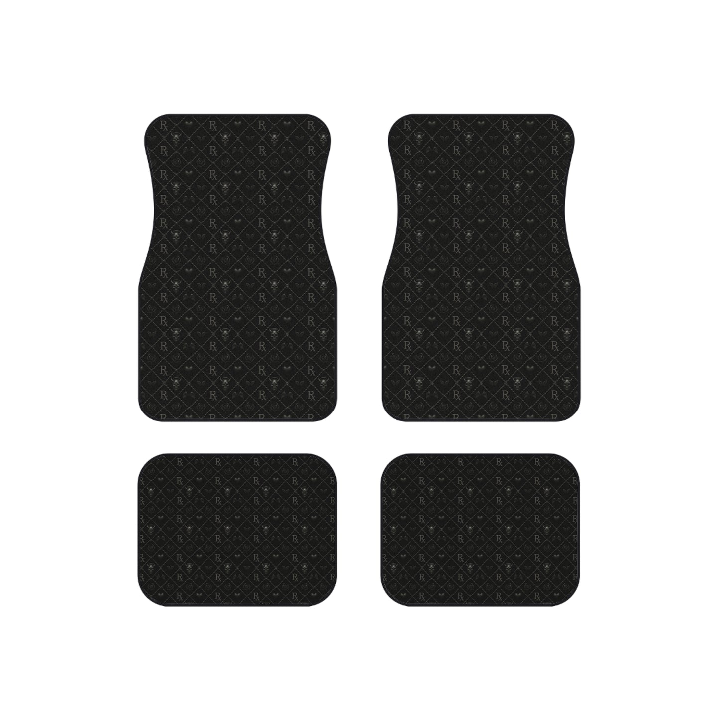 Stylish Car Mats for Elegant Interiors | Set of 4 Durable Floor Mats, Auto Accessories, Car Decor, Gift for Car Lovers