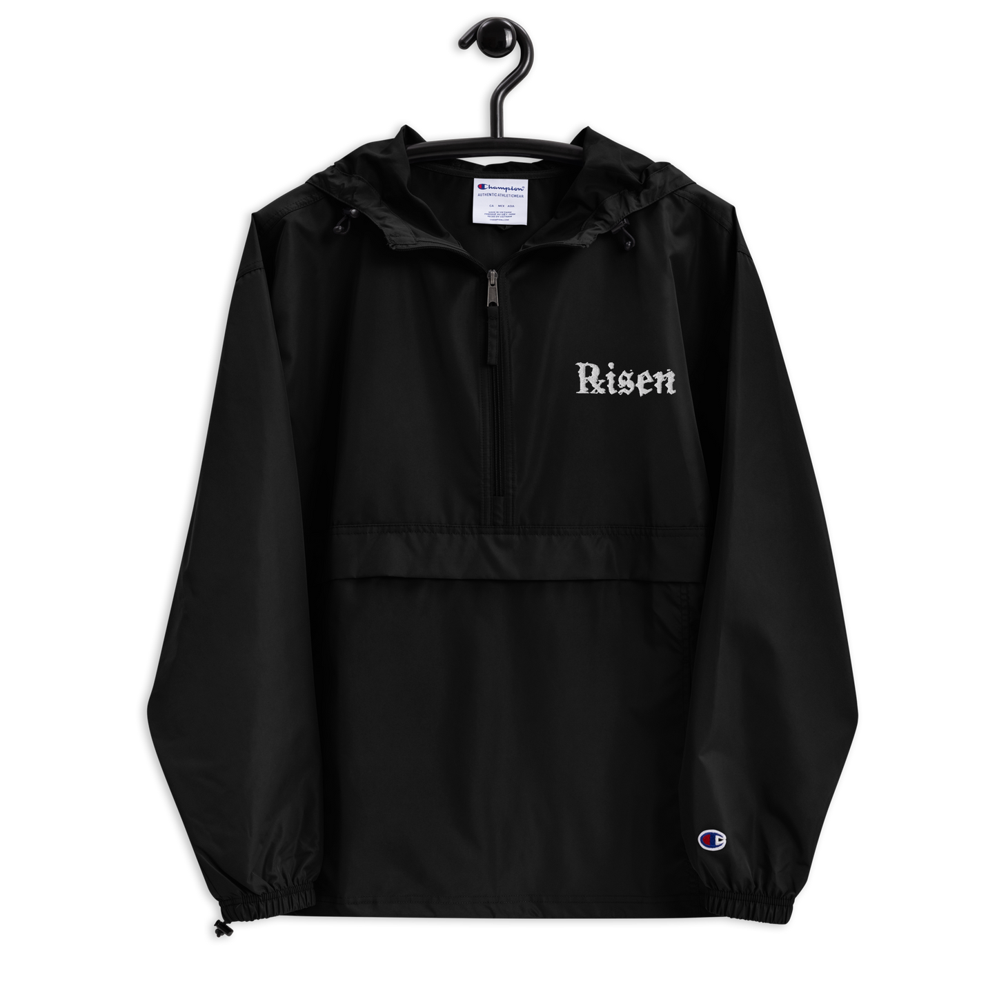 Embroidered βisen x Champion Packable Jacket