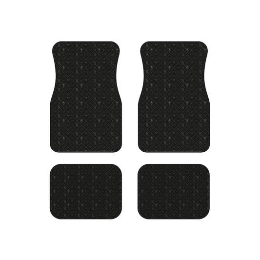 Stylish Car Mats for Elegant Interiors | Set of 4 Durable Floor Mats, Auto Accessories, Car Decor, Gift for Car Lovers